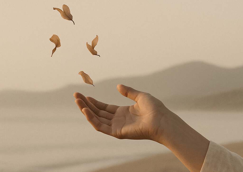 La belleza de soltar